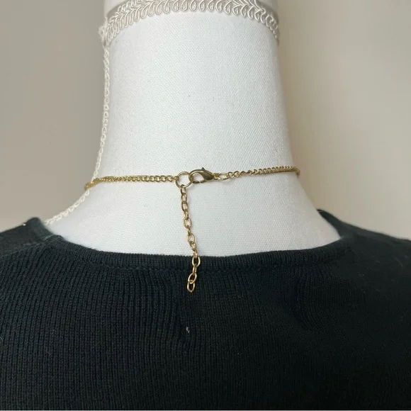 Handmade Artisan Ombre Seed Bead Necklace Bohemian Fringe Black/Brown/Yellow ✨🤎 - Picture 6 of 8